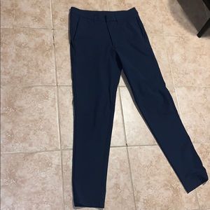 Lululemon Men’s Navy zip fly button pants 28
